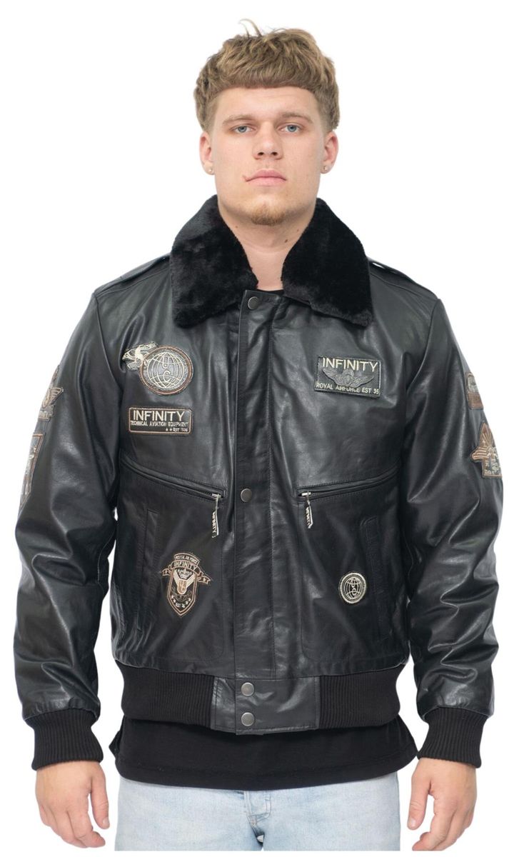US Air Force Bomberjacke aus Leder