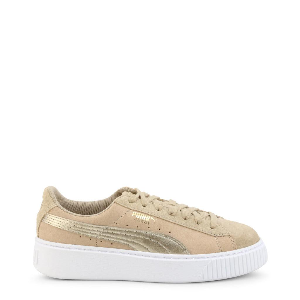 Plateau-Wildleder-Sneaker