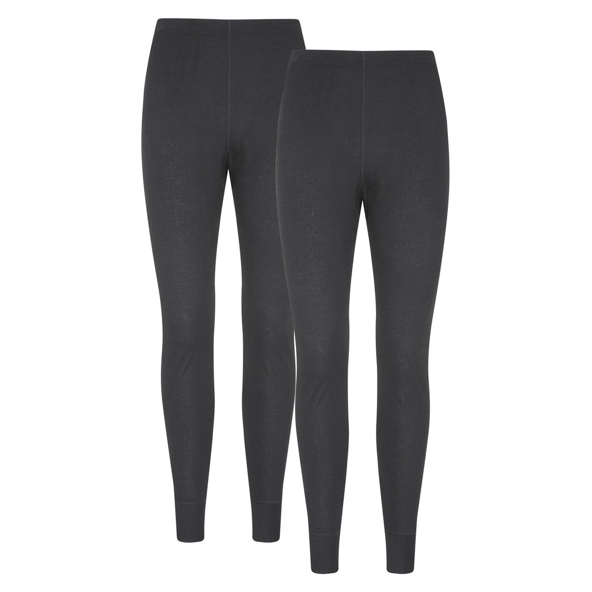 Mountain Warehouse Herren Talus Base Layer Bottoms (2er Pack) (Schwarz)