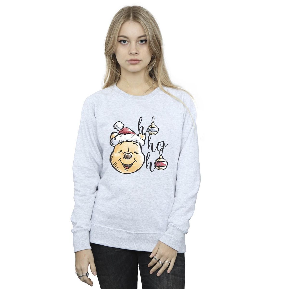 Disney - "Ho Ho Ho" Sweatshirt für Damen (Grau)
