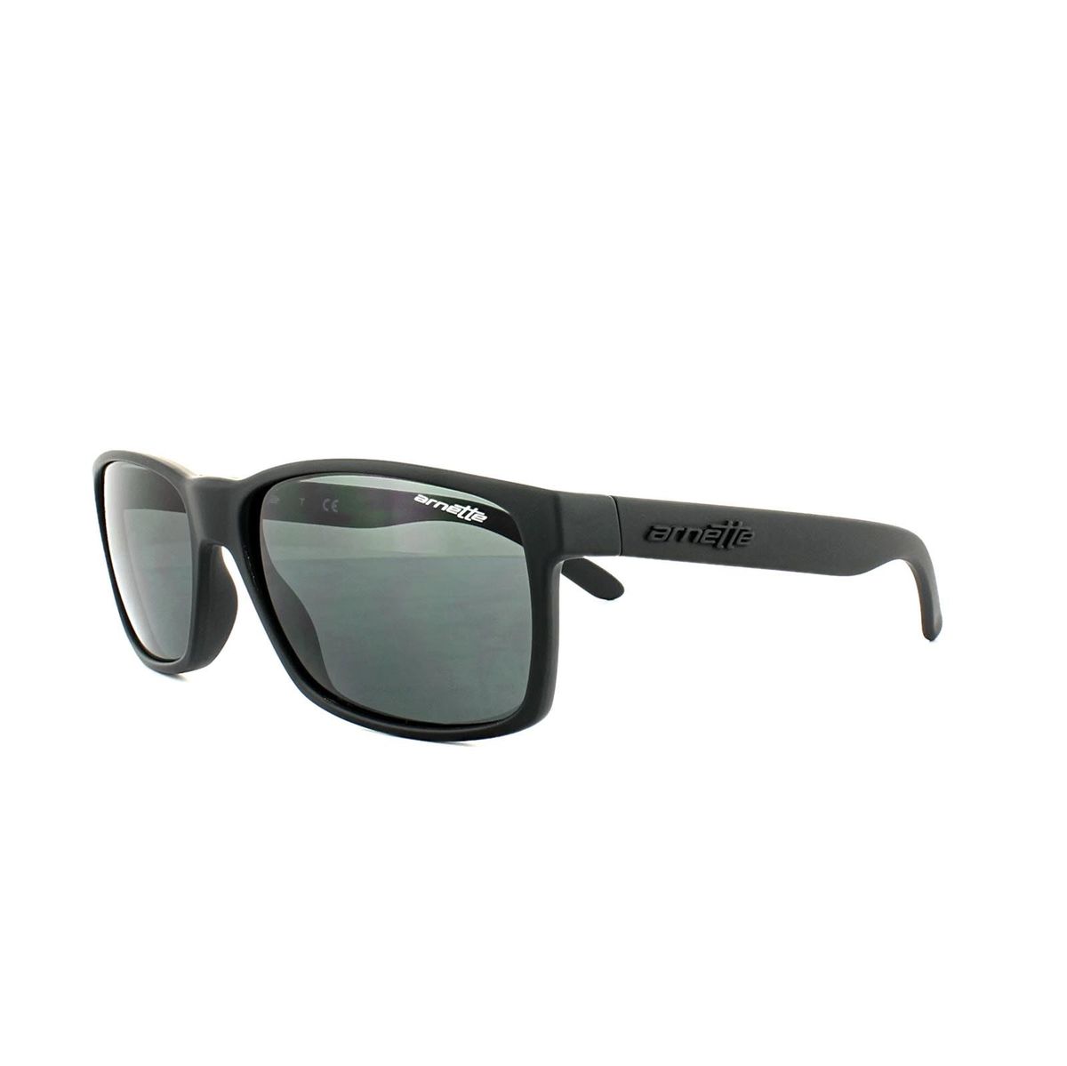 Rechteckige Sonnenbrille in Matt-Optik