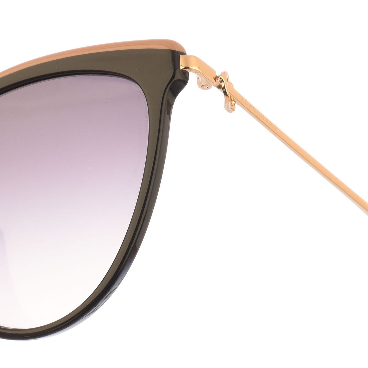 Elegante Cat-Eye-Sonnenbrille mit Kontrast-Detail