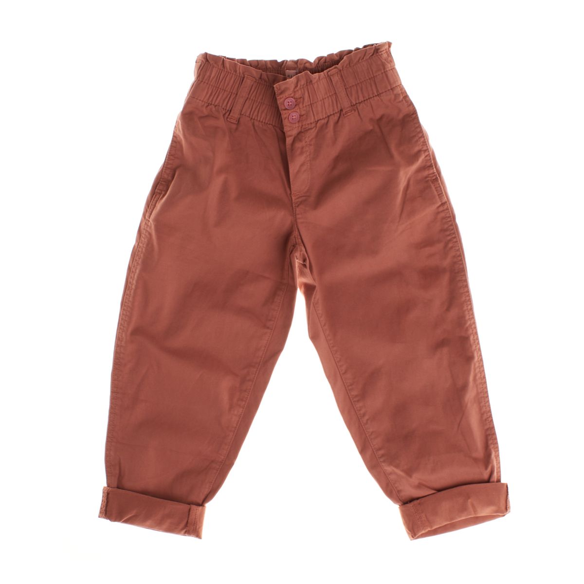 Mädchenhose mit lockerem Schnitt und Manschetten