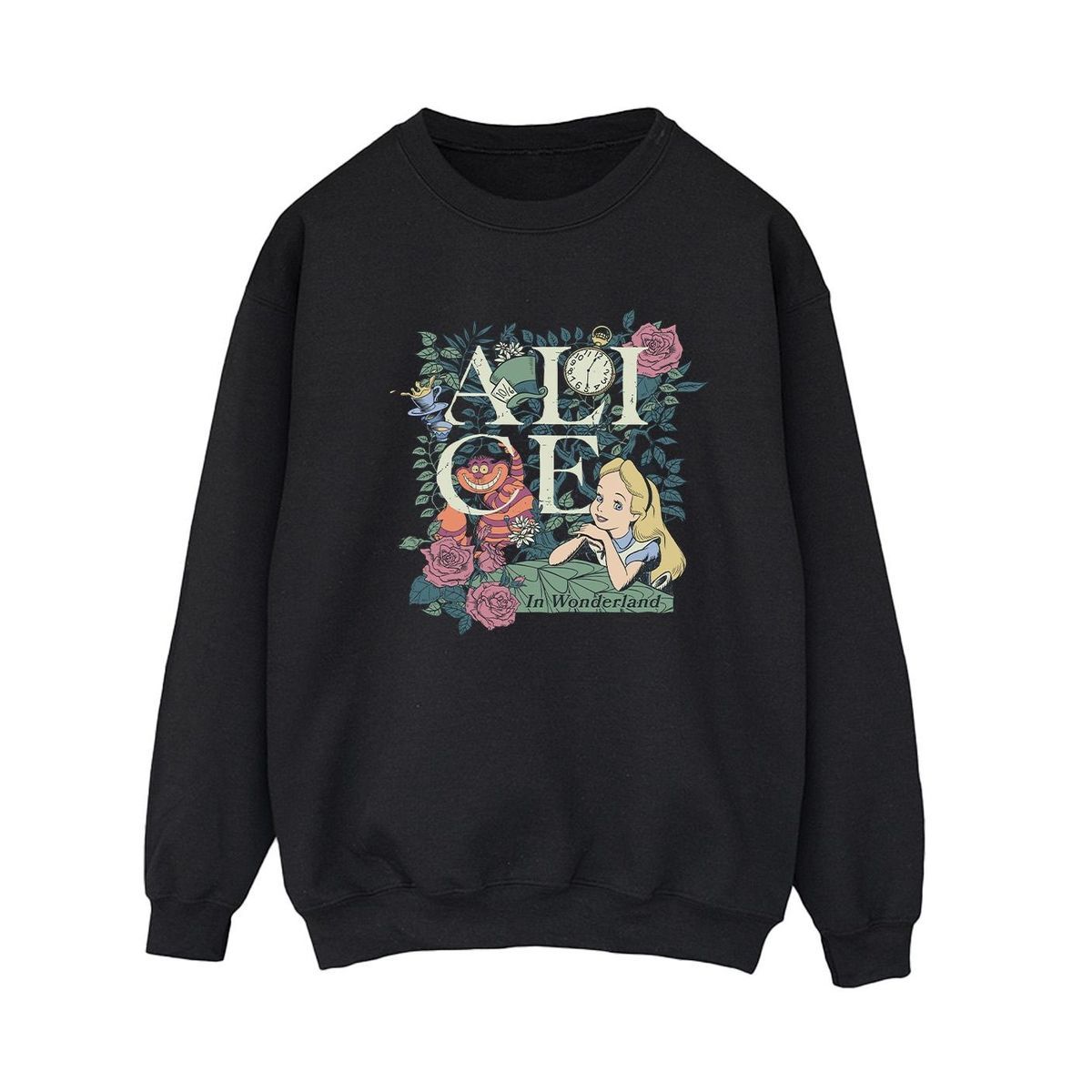 Leafy Garden Alice Grafik-Sweatshirt