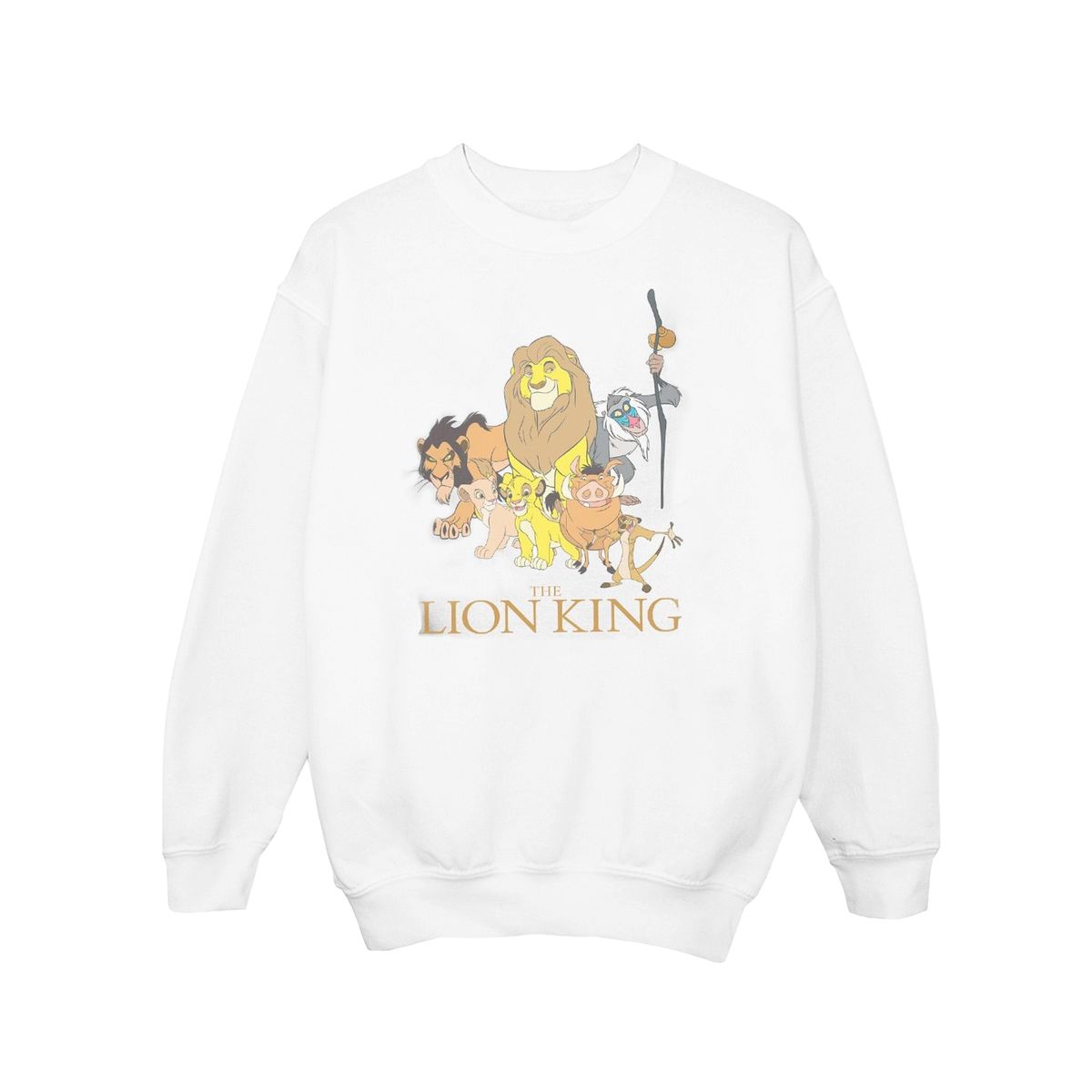 Disney - "The Lion King Group" Sweatshirt für Mädchen (Weiß)