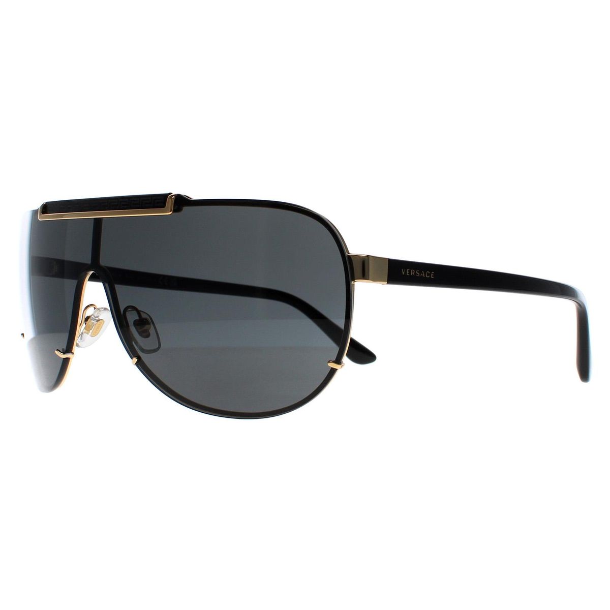 Shield-Visier-Sonnenbrille mit Greca-Key