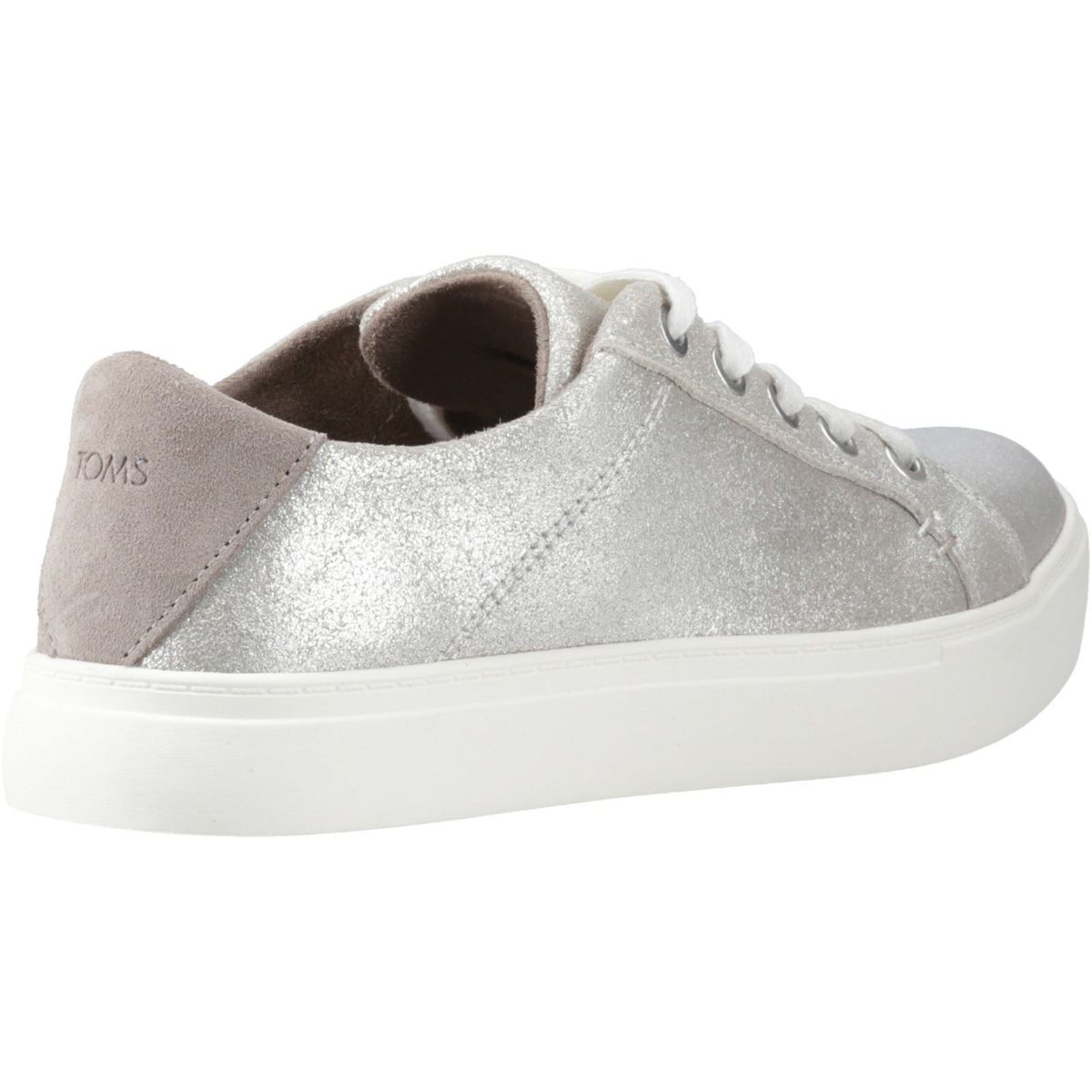 Funkelnde Metallic-Leder-Sneaker