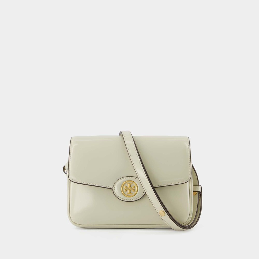 Elegante Ledertasche mit Logo