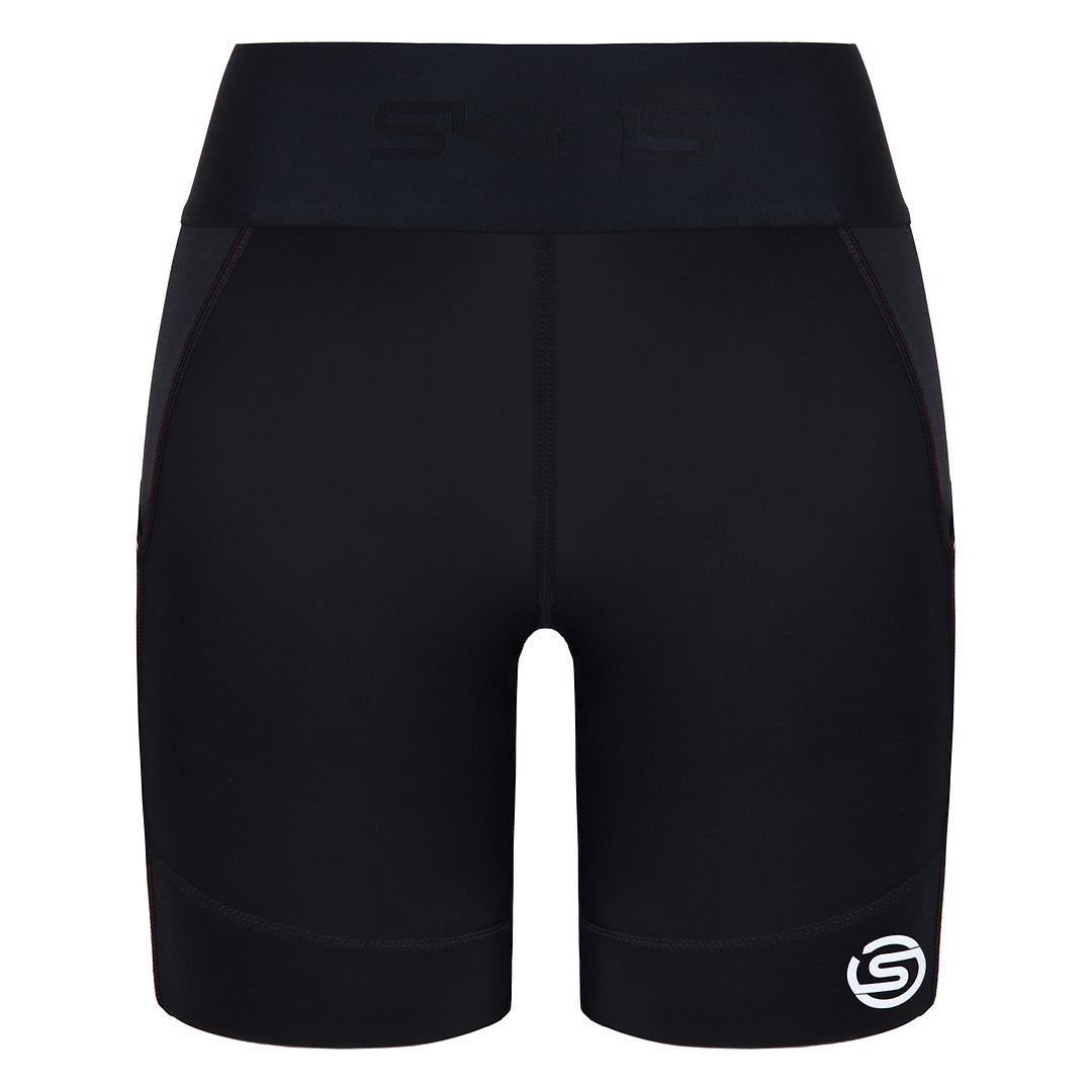 Damen Trainings Kompressionsshorts mit hoher Taille