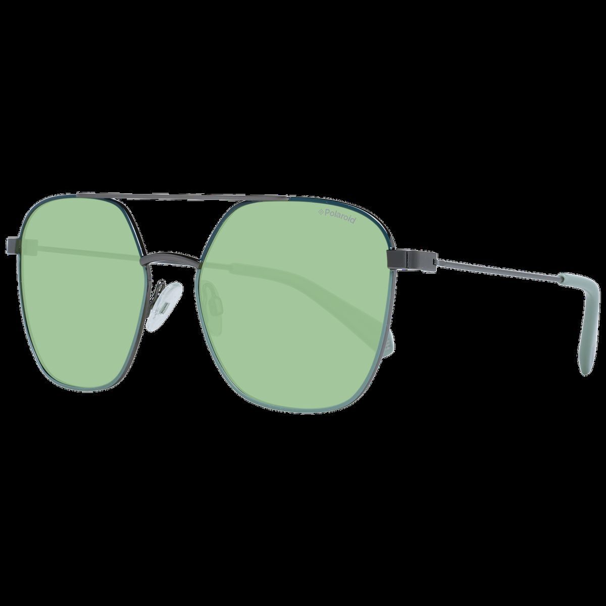 Aviator-Sonnenbrille mit grünen polarisierten Gläsern