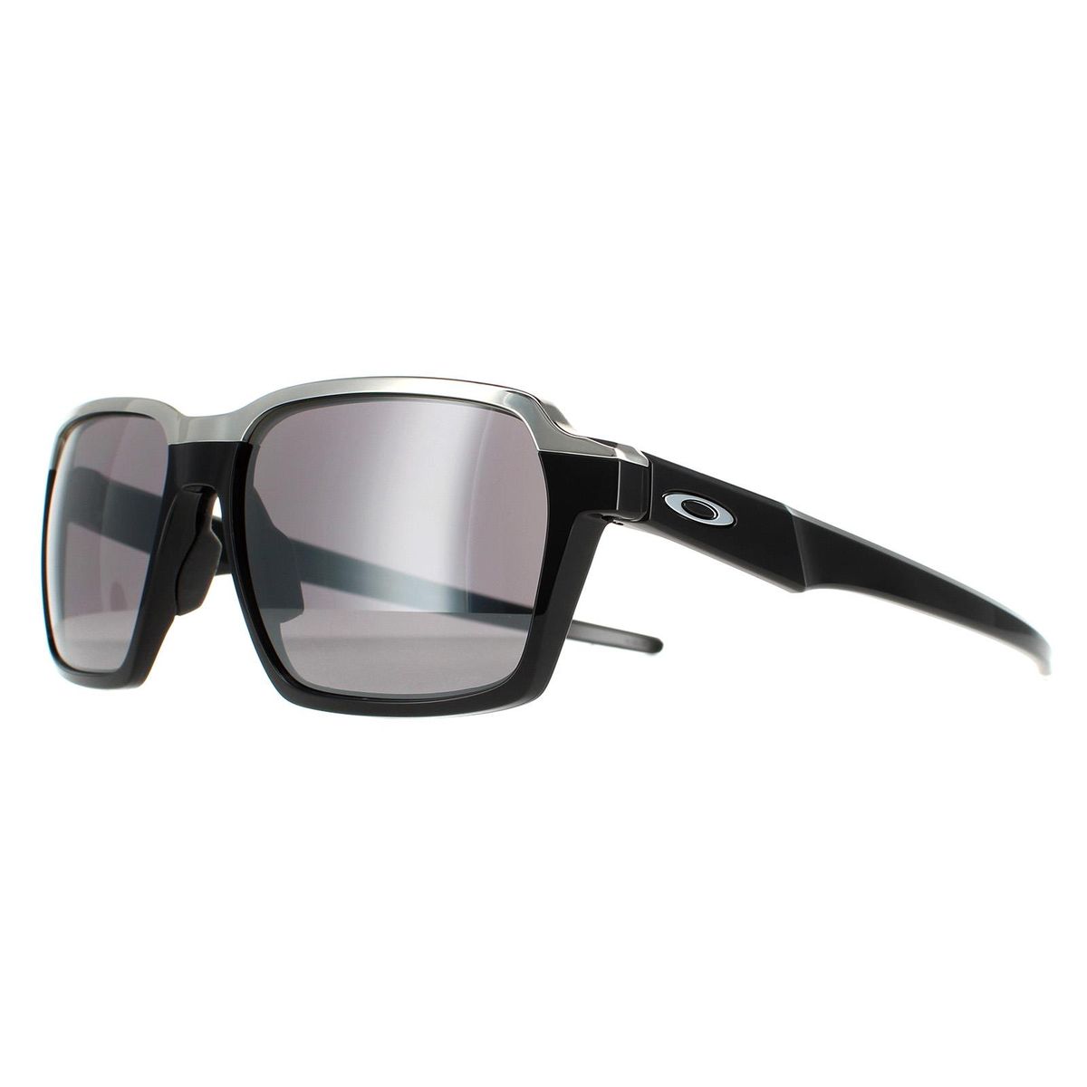 Moderne Quadratische Mixed-Material Sonnenbrille