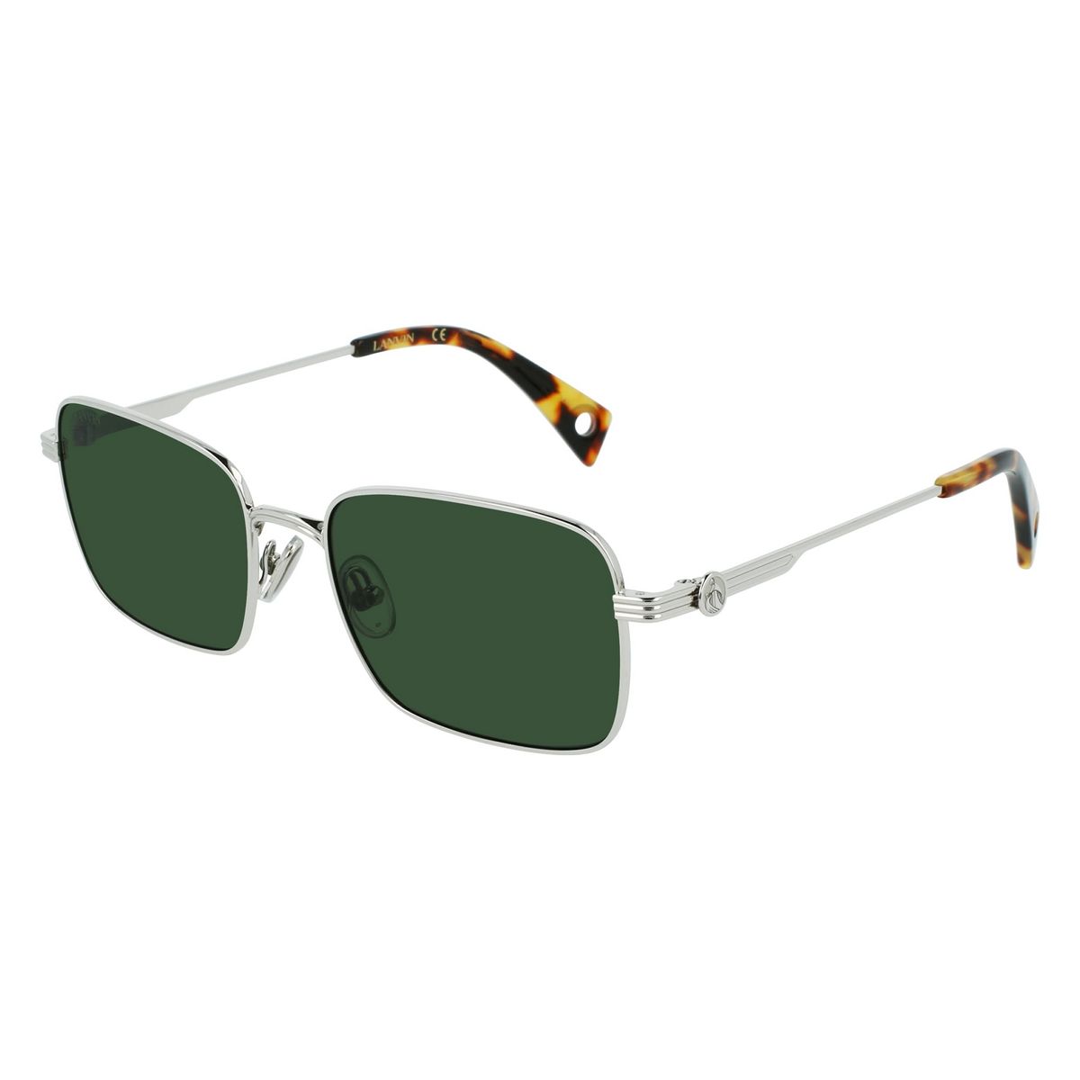 Quadratische Goldrahmen Unisex Sonnenbrille