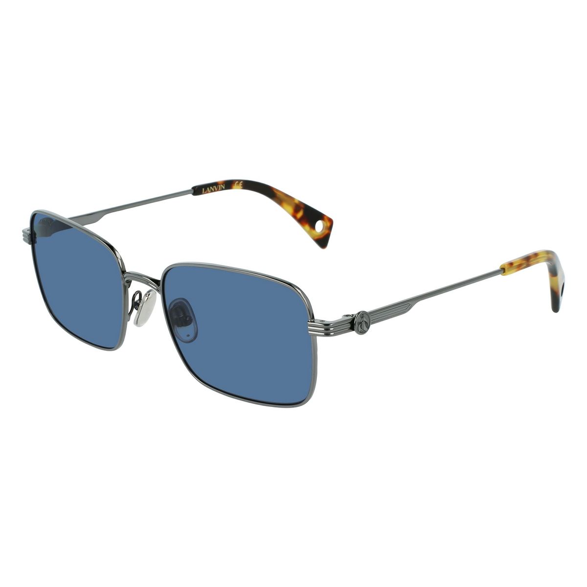 Quadratische Goldrahmen Unisex Sonnenbrille