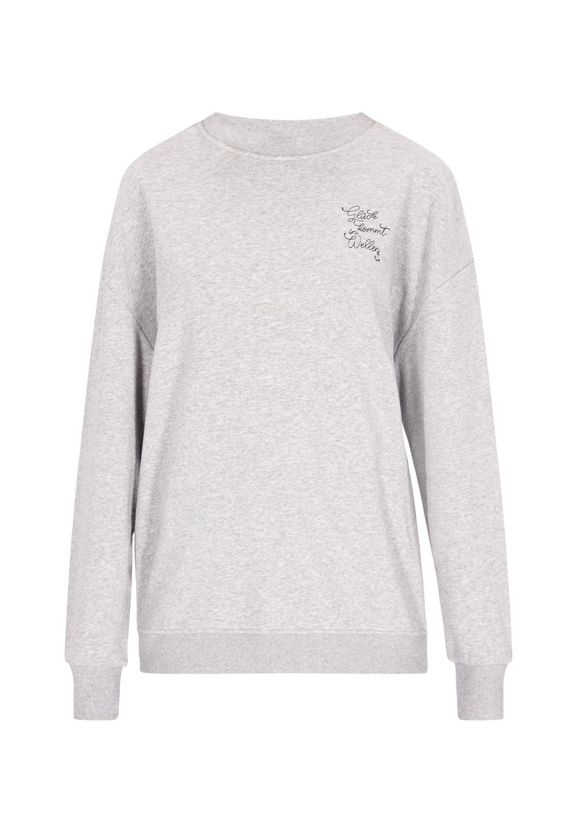 Damen Sweatshirt mit Rundhalsausschnitt, lockere Passform