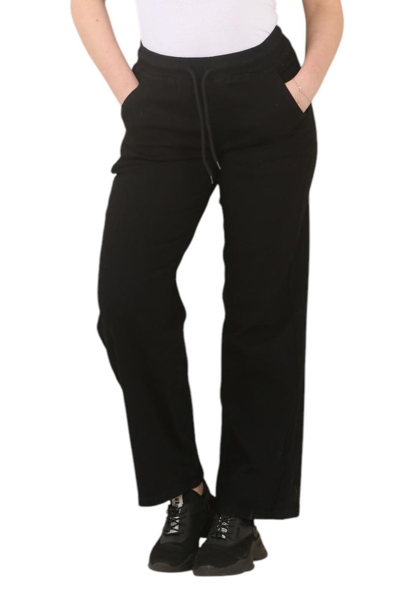 High Waist Jeans mit weitem Bein