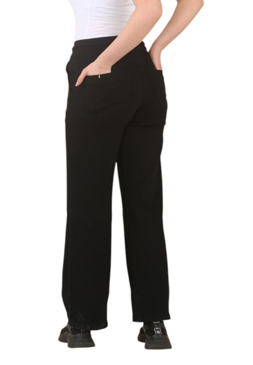 Elastische High Waist Wide Leg Jeans