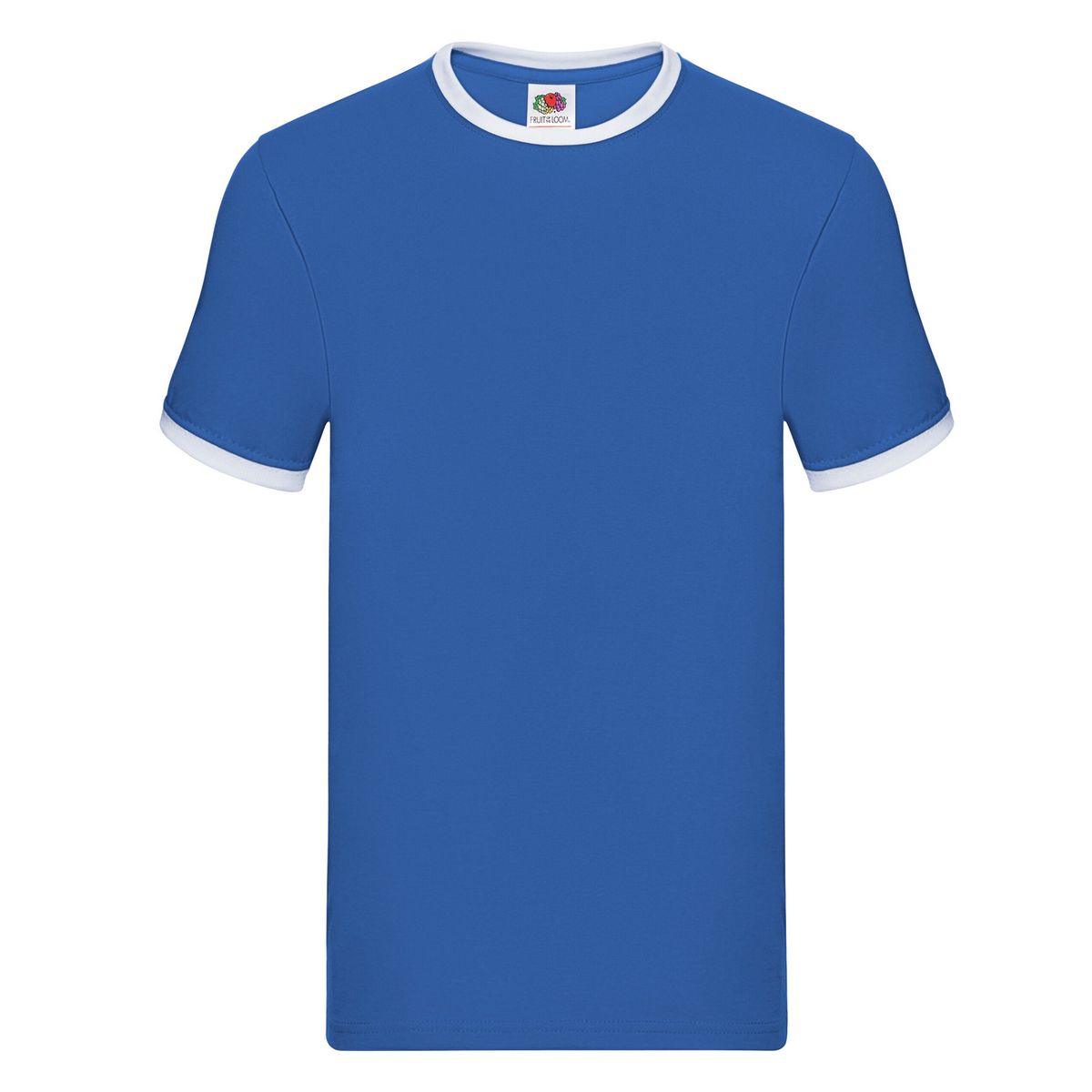Retro T-Shirt mit Kontrast-Rändern
