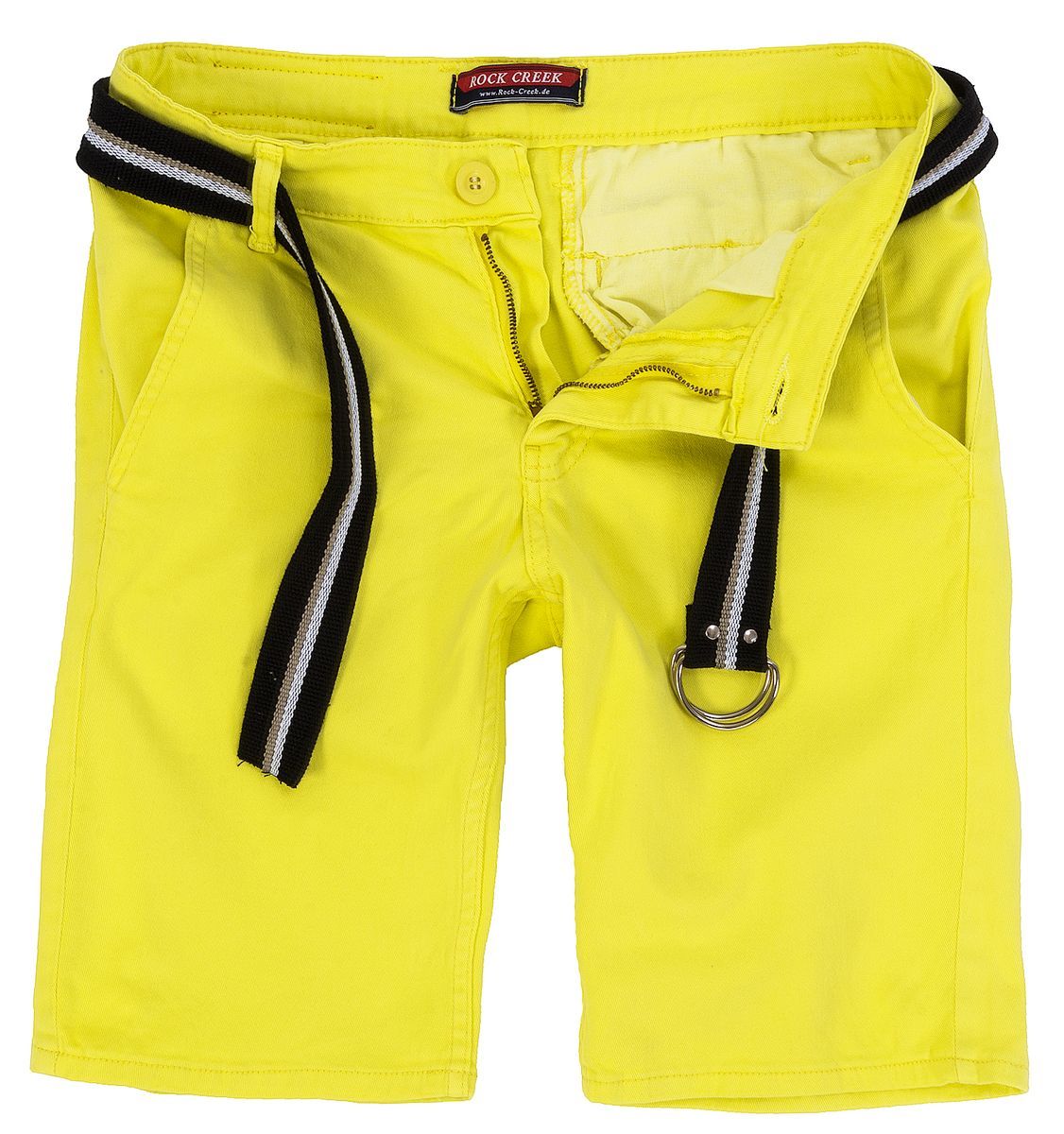 Herren Chino Shorts mit Gürtel