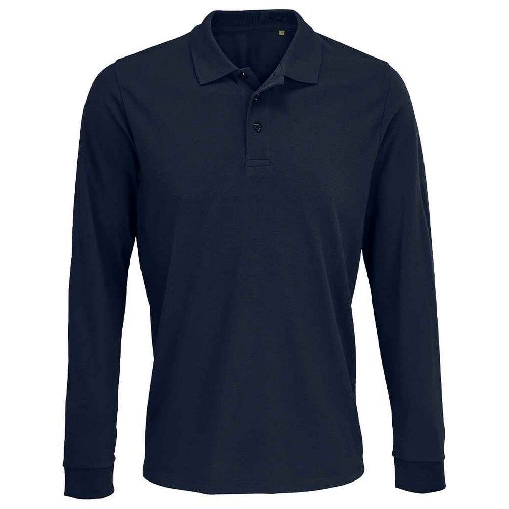 Klassisches Langarm-Poloshirt