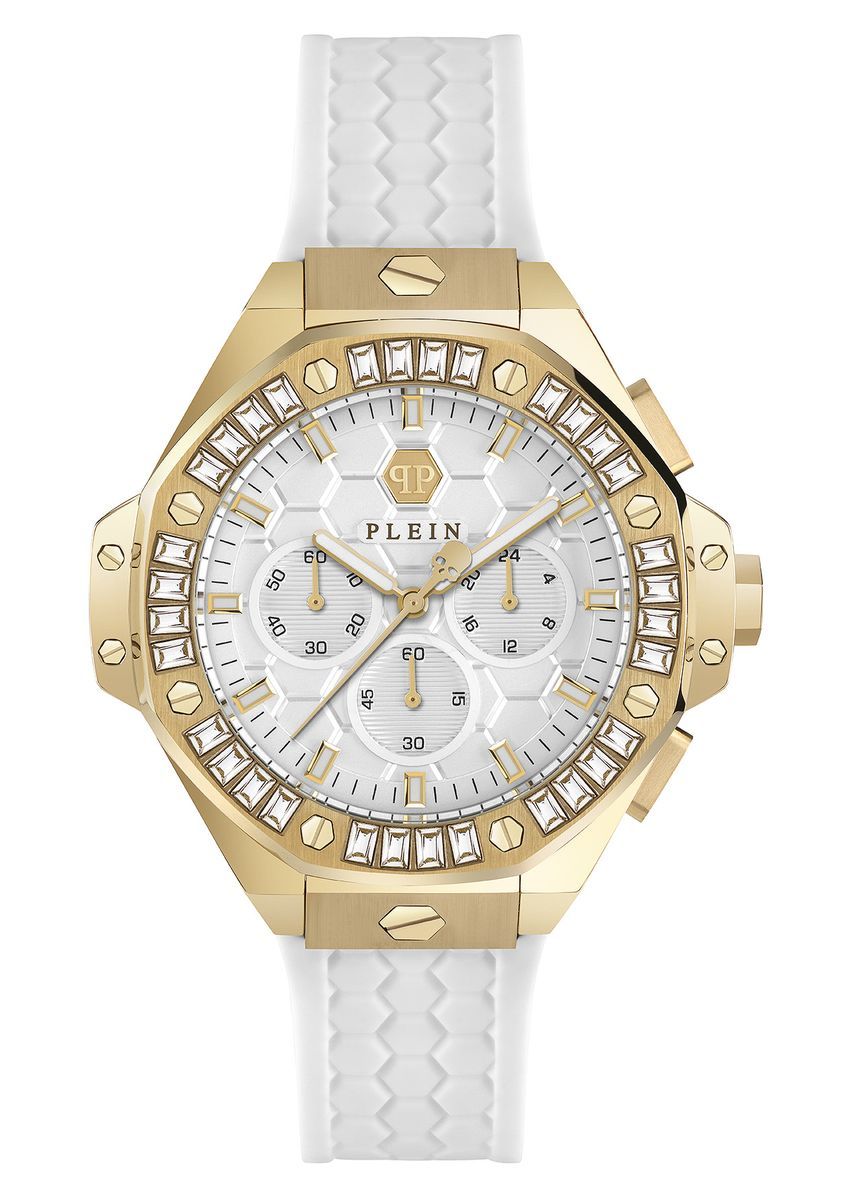 Philipp Plein Plein Chrono Royal Unisex Uhr Weiß PWPSA0624