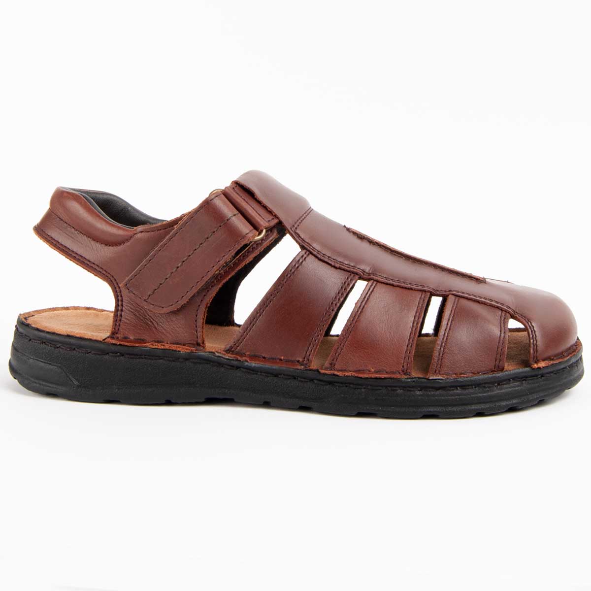 Handgenähte Fisherman-Sandalen aus Leder