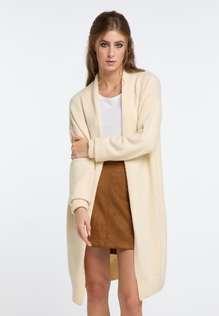 Weicher Strick-Cardigan mit offener Front