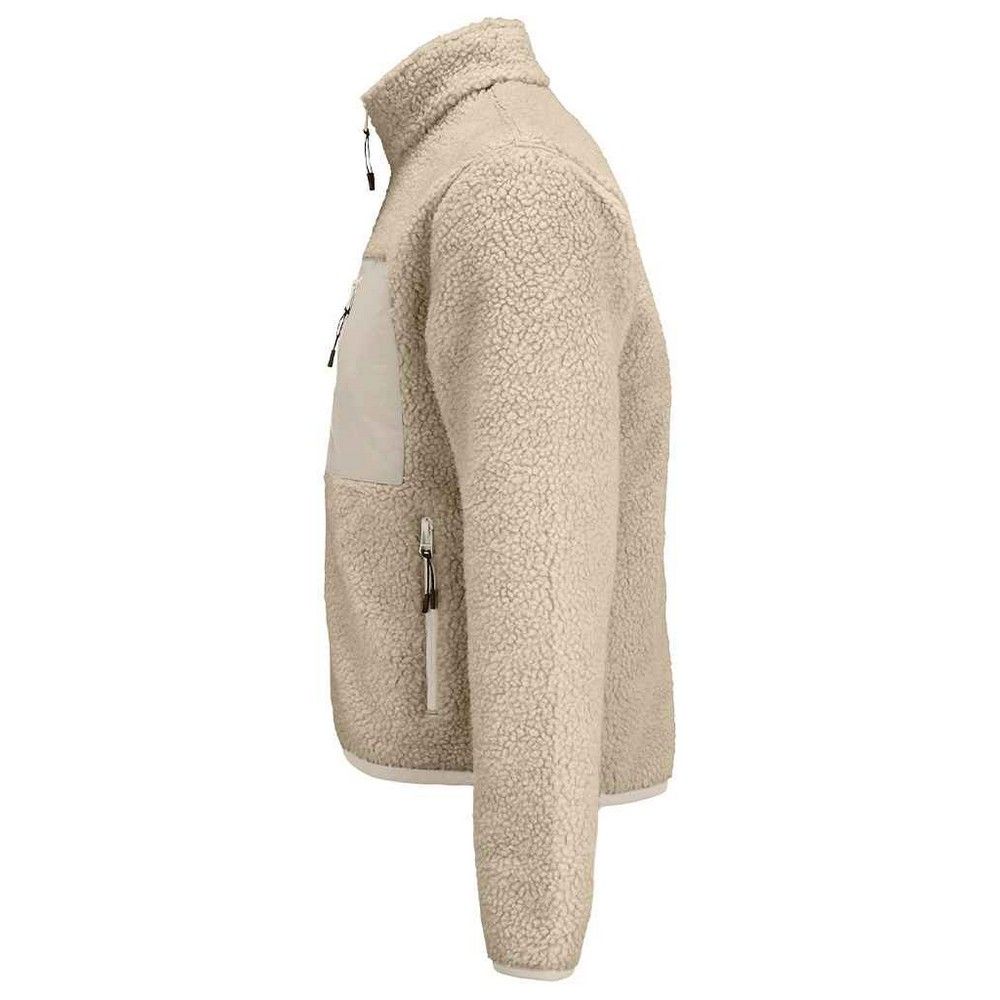 Warme Sherpa-Fleece-Jacke mit Reißverschluss