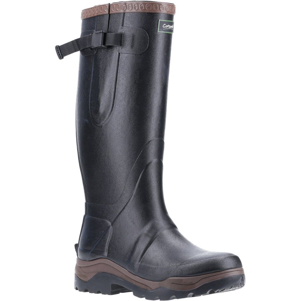 Cotswold Unisex Erwachsene Kompass Gummistiefel (Schwarz)