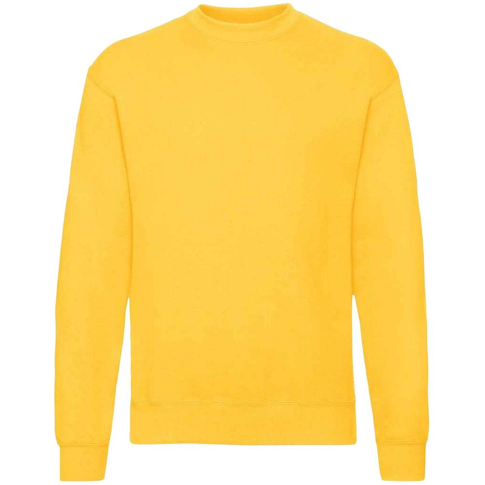 Klassisches einfarbiges Rundhals-Sweatshirt