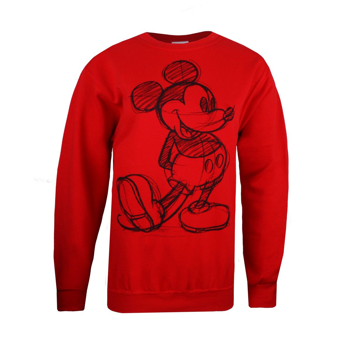Disney - Sweatshirt Rundhalsausschnitt für Damen (Rot)
