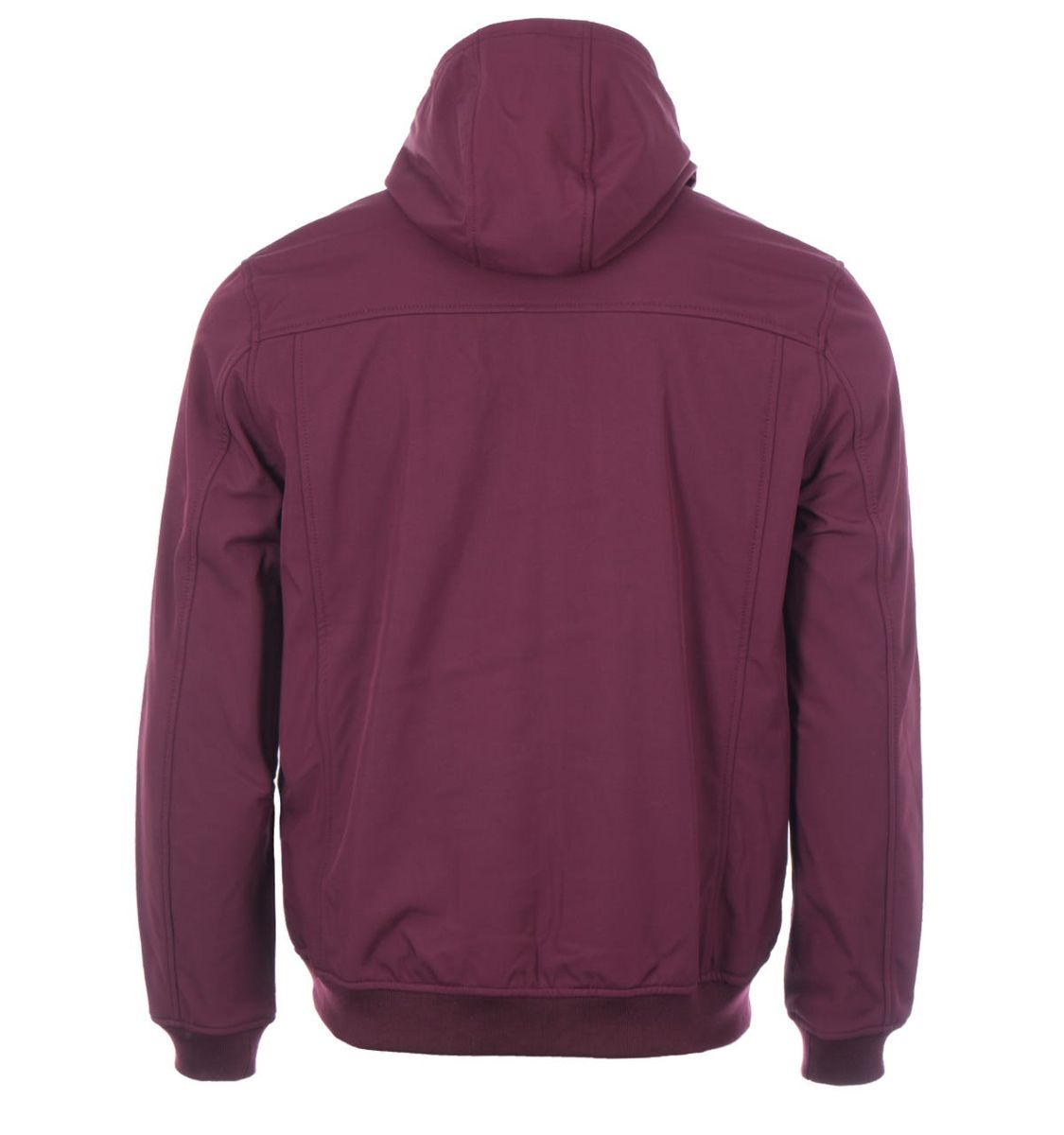 Minimalistische Softshell-Kapuzenjacke