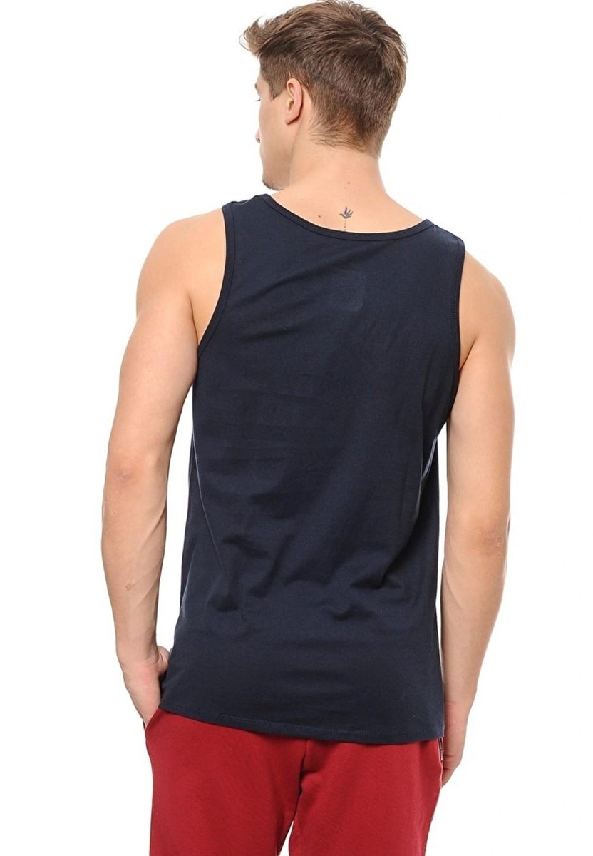 Sportliches Baumwoll-Tanktop mit Logo