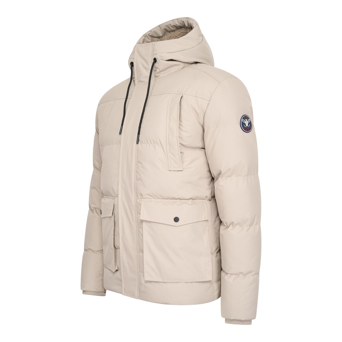 Wattierter Puffer-Parka mit Kapuze