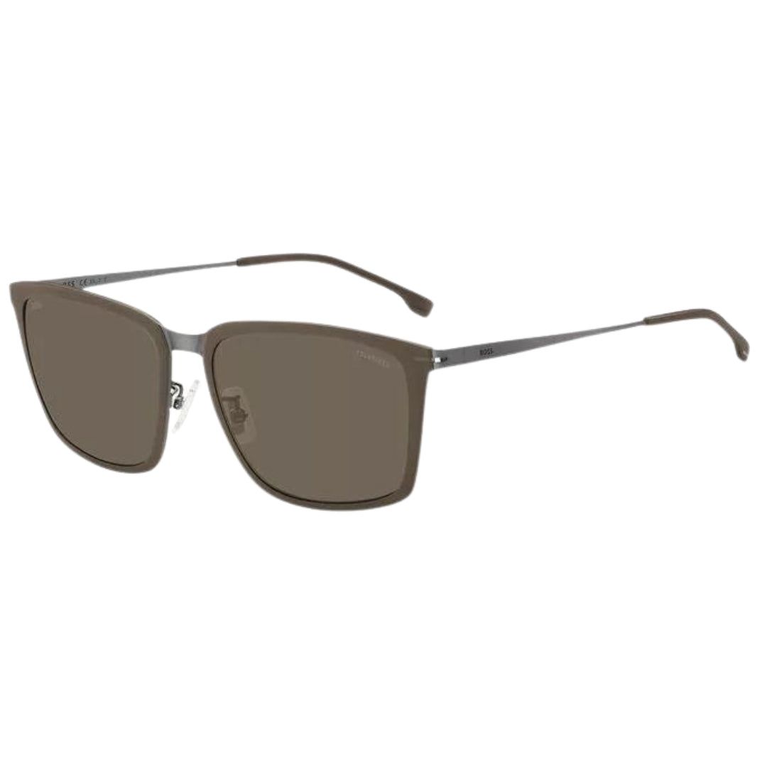 Polarisierte Eckige Sonnenbrille mit Steg