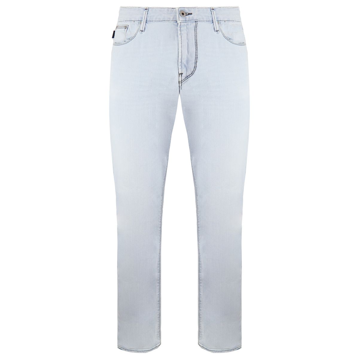 Hell gewaschene Slim Fit Jeans