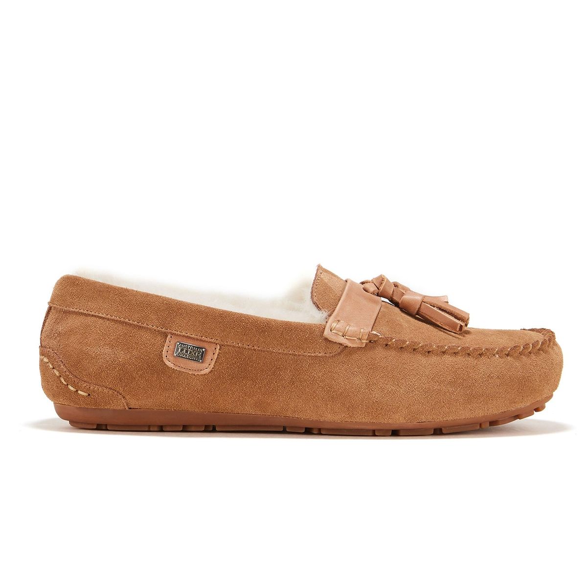 Herren Wildleder Quasten Mokassin Hausschuhe