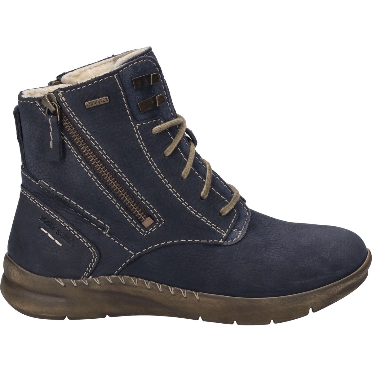 Robuste Stiefeletten aus Nubukleder