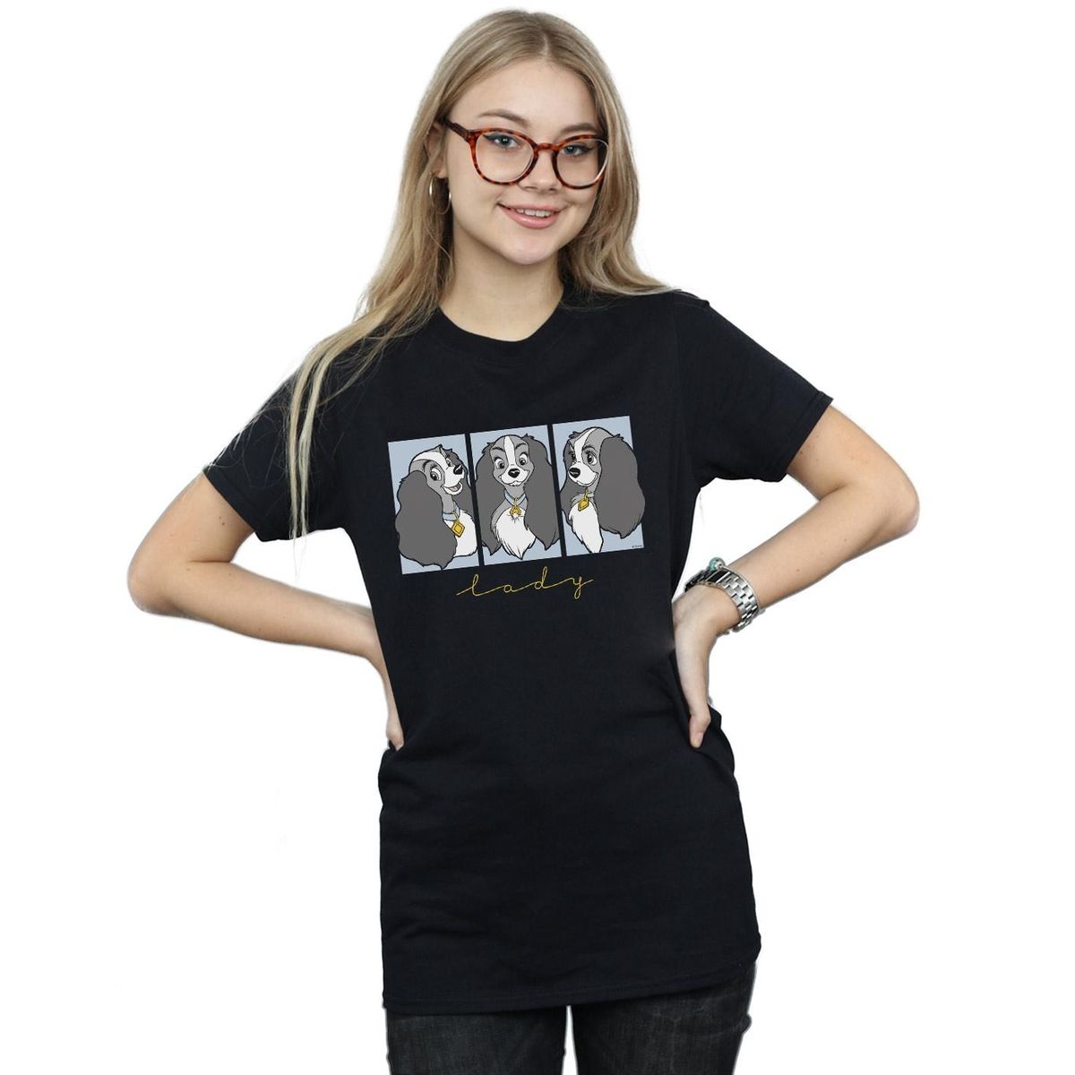 Grafik-T-Shirt Lady und der Tramp