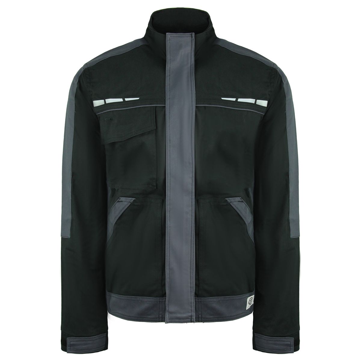Herren Arbeitsjacke in Schwarz und Grau