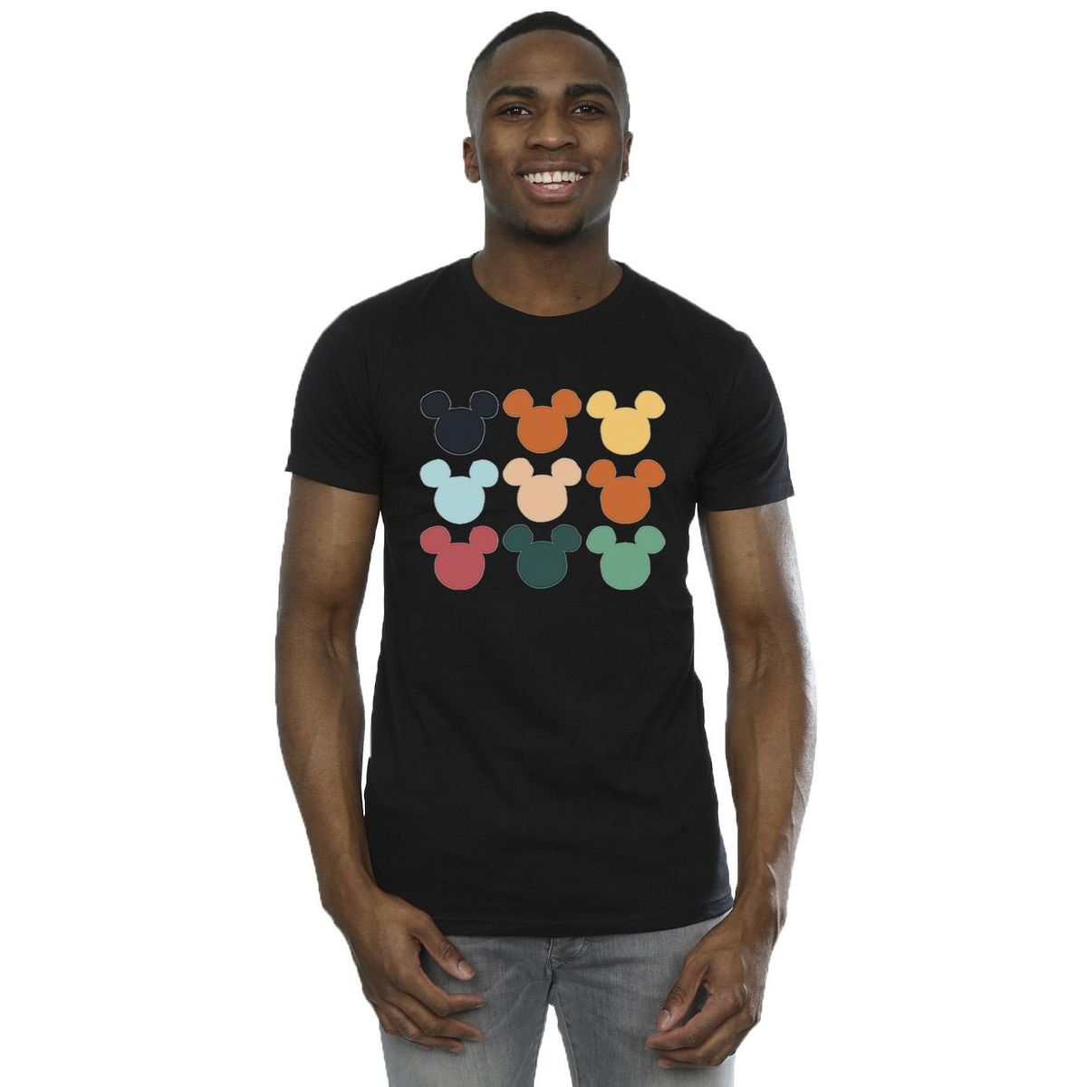 Mickey Mouse Heads Square T-Shirt