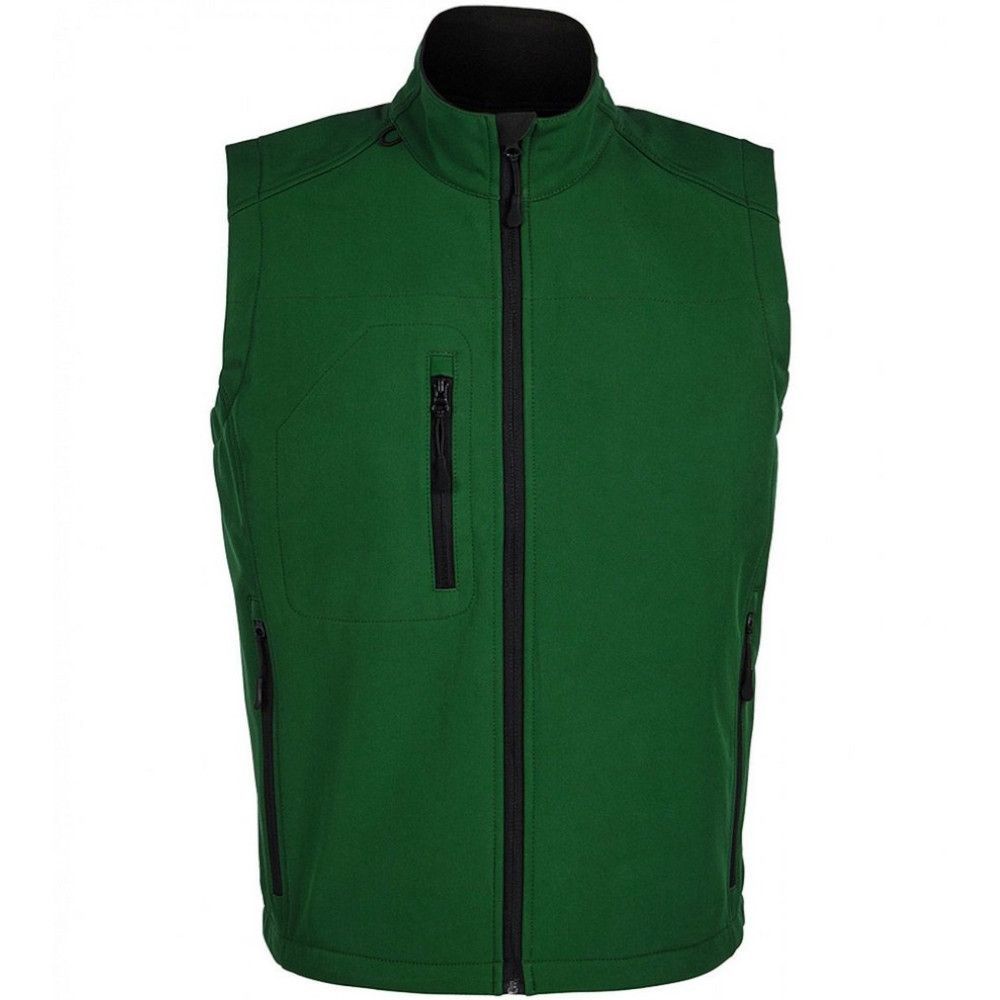 Herren Softshell Weste Bodywarmer Grün