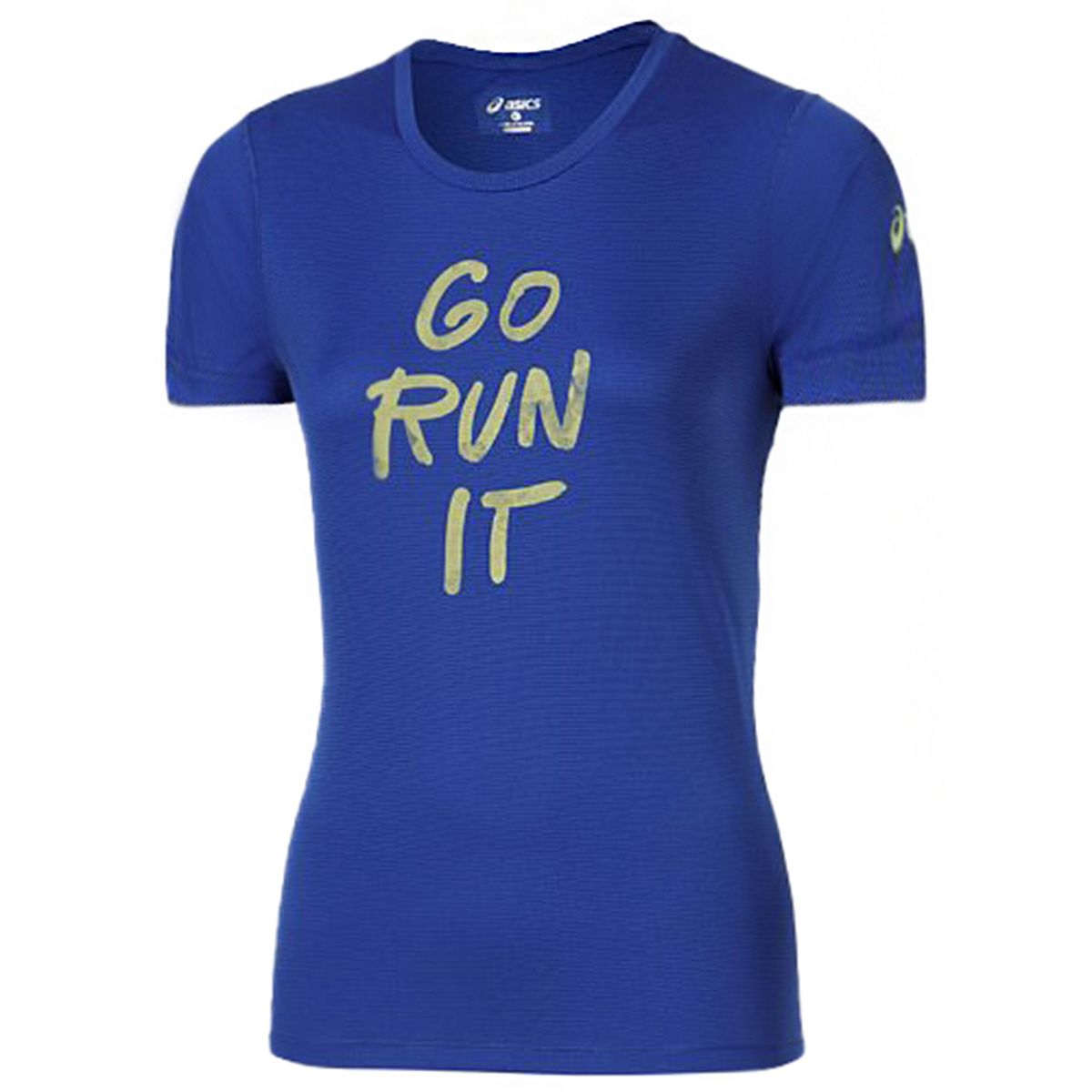 Damen MotionDry blaues Laufshirt