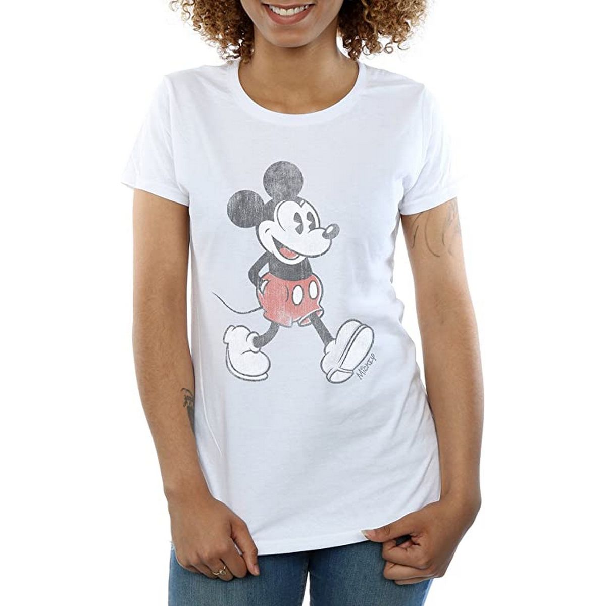 T-Shirt mit Vintage Micky Maus
