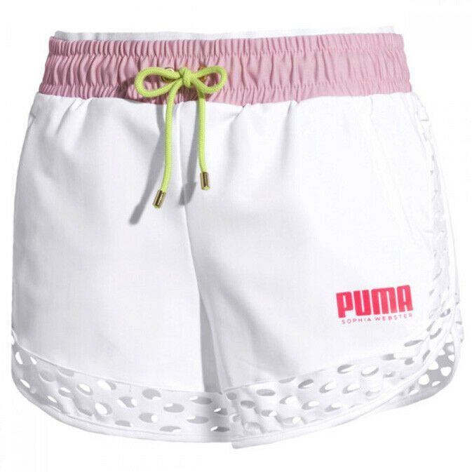 Sportliche weiße Trainingsshorts