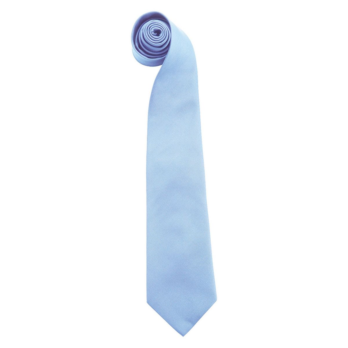 Herren Krawatte in Uni Hellblau