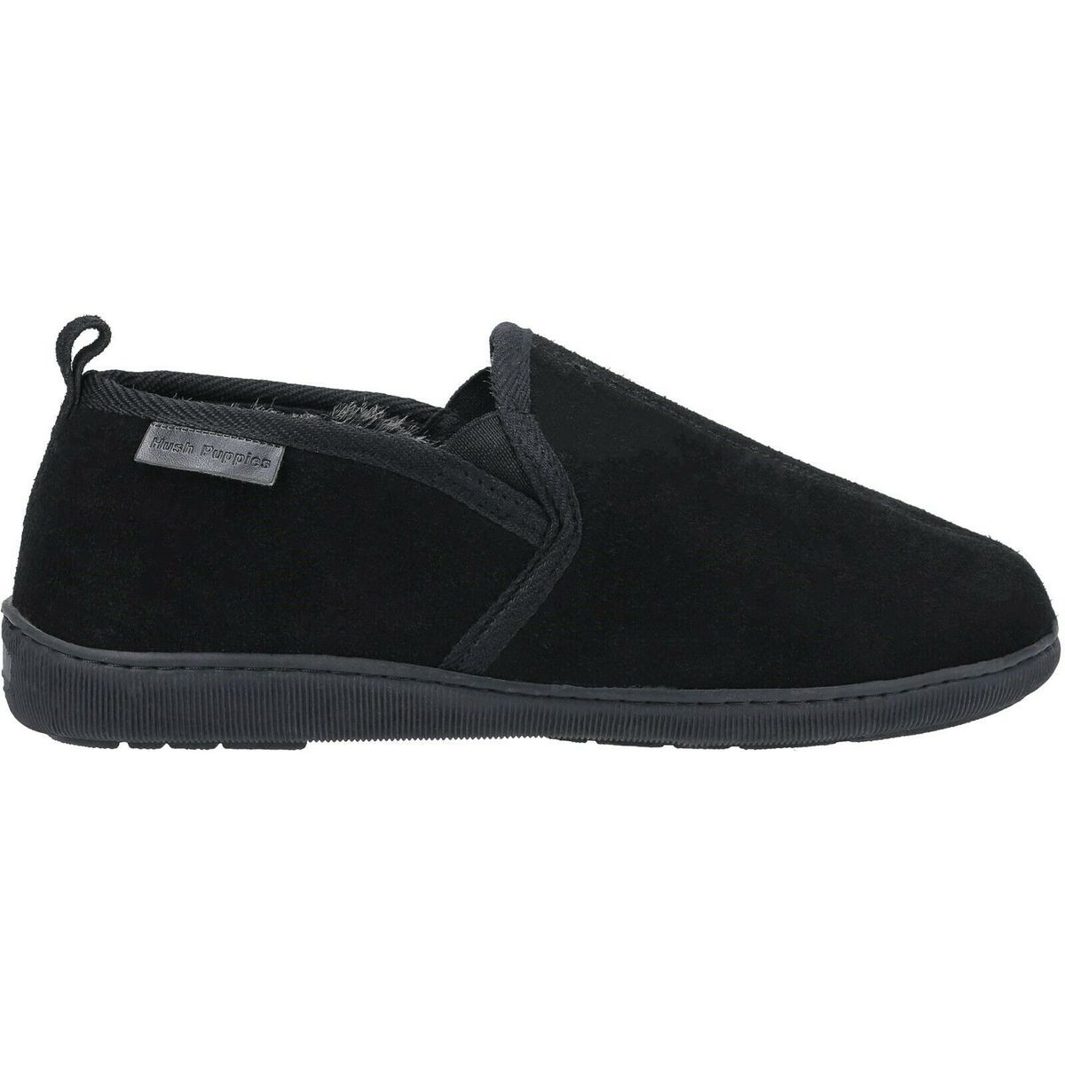 Klassische Wildleder-Slipper zum Hineinschlüpfen