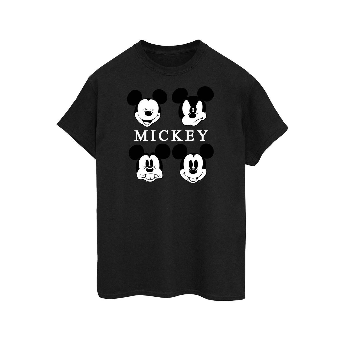Mickey Mouse Gesichter Grafik T-Shirt
