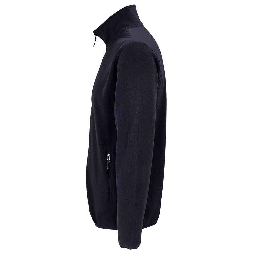 Fleecejacke mit durchgehendem Reißverschluss