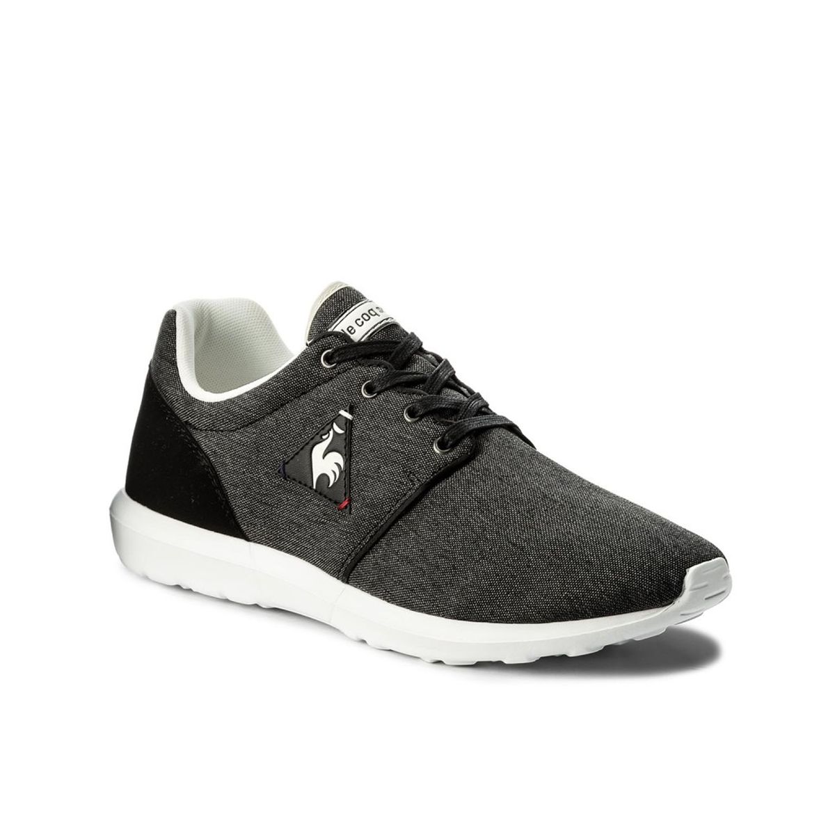 Zweifarbige Low-Top Textilsneaker