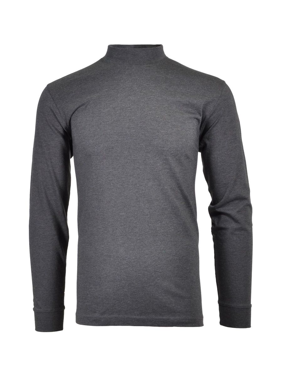 Herren Langarmshirt mit Stehkragen